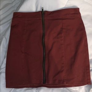 Zip Up Skirt